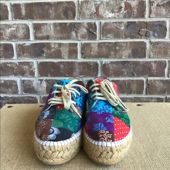 Gaimo Handmade Patchwork Espadrilles - Picture 2 of 8